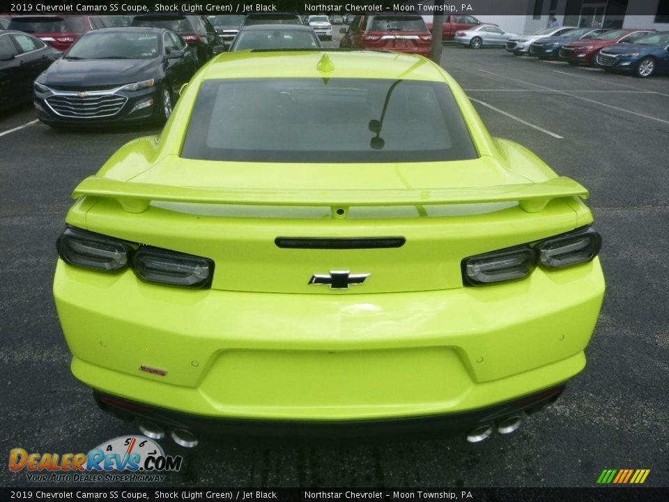 2019 Chevrolet Camaro SS Coupe Shock (Light Green) / Jet Black Photo #4