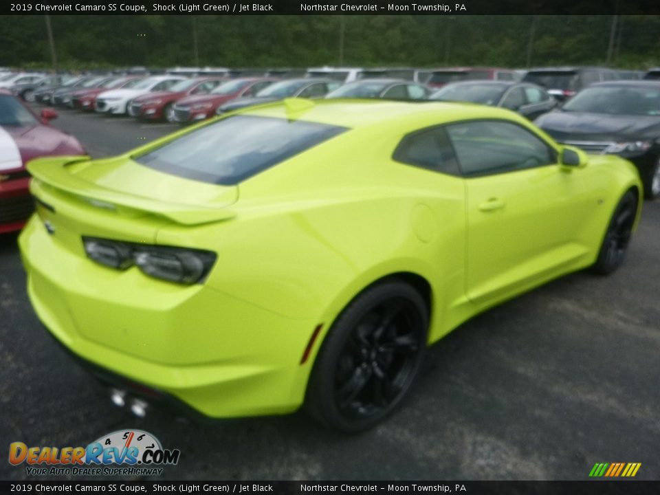 2019 Chevrolet Camaro SS Coupe Shock (Light Green) / Jet Black Photo #5