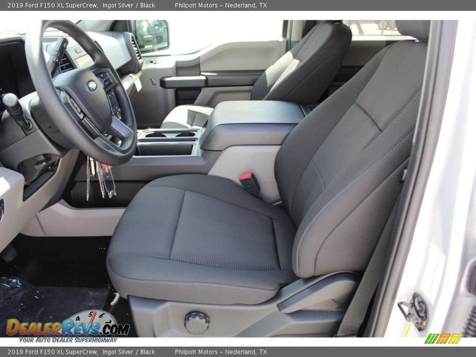 2019 Ford F150 XL SuperCrew Ingot Silver / Black Photo #10