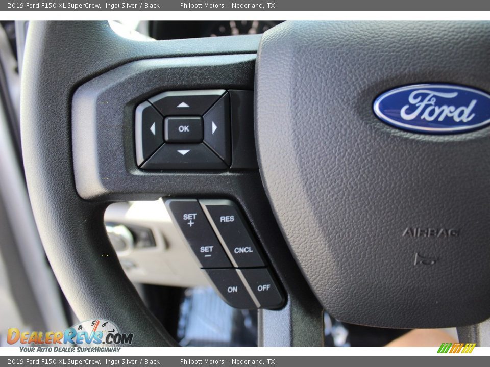 2019 Ford F150 XL SuperCrew Ingot Silver / Black Photo #11