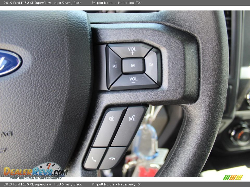 2019 Ford F150 XL SuperCrew Ingot Silver / Black Photo #12