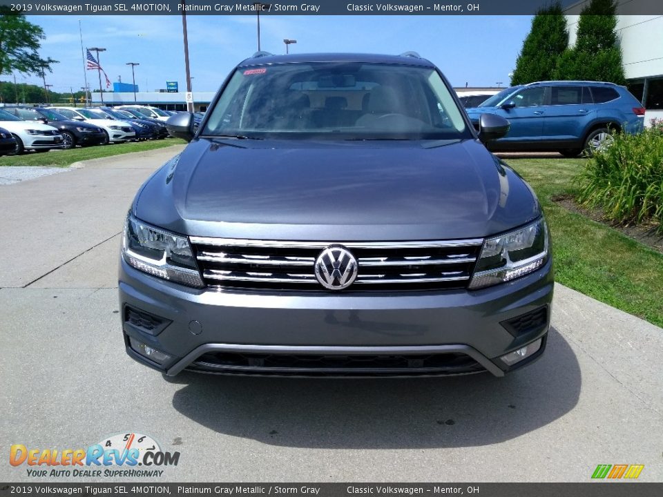 2019 Volkswagen Tiguan SEL 4MOTION Platinum Gray Metallic / Storm Gray Photo #2
