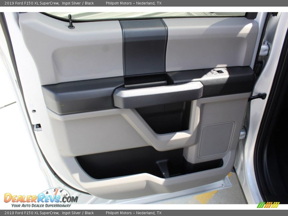 2019 Ford F150 XL SuperCrew Ingot Silver / Black Photo #18