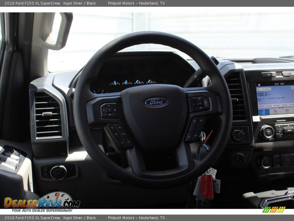 2019 Ford F150 XL SuperCrew Ingot Silver / Black Photo #21
