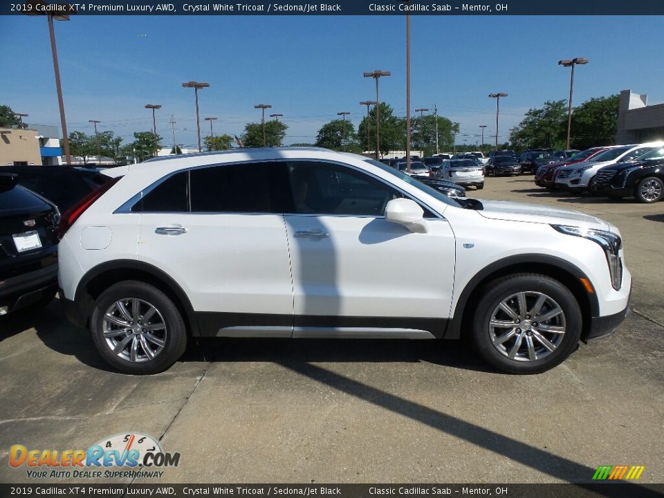 2019 Cadillac XT4 Premium Luxury AWD Crystal White Tricoat / Sedona/Jet Black Photo #2