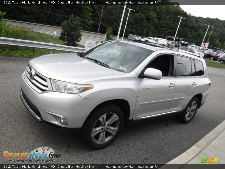 2012 Toyota Highlander Limited 4WD Classic Silver Metallic / Black Photo #6