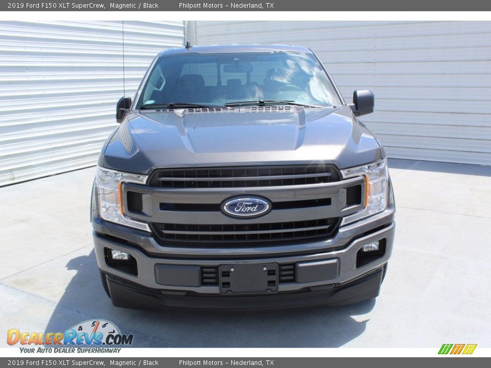 2019 Ford F150 XLT SuperCrew Magnetic / Black Photo #3