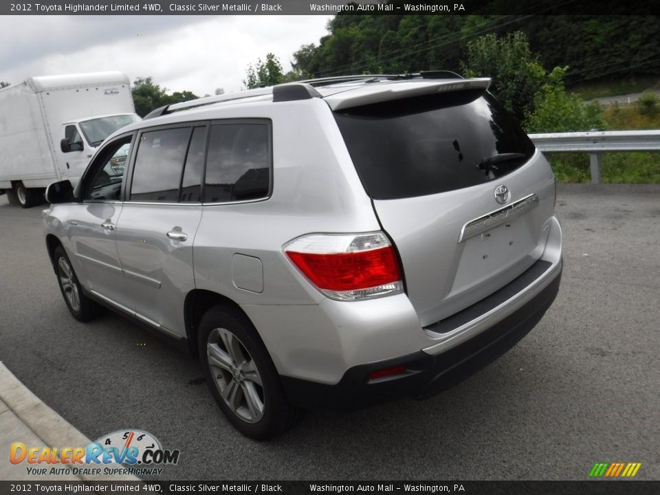 2012 Toyota Highlander Limited 4WD Classic Silver Metallic / Black Photo #7