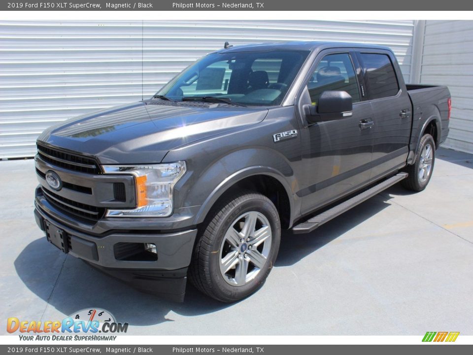 2019 Ford F150 XLT SuperCrew Magnetic / Black Photo #4