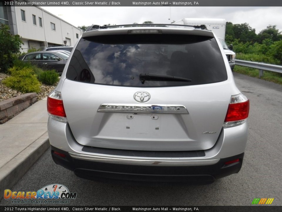 2012 Toyota Highlander Limited 4WD Classic Silver Metallic / Black Photo #8