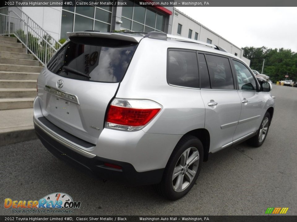 2012 Toyota Highlander Limited 4WD Classic Silver Metallic / Black Photo #9