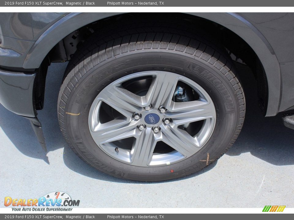2019 Ford F150 XLT SuperCrew Magnetic / Black Photo #5