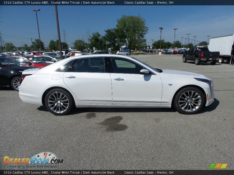 Crystal White Tricoat 2019 Cadillac CT6 Luxury AWD Photo #2