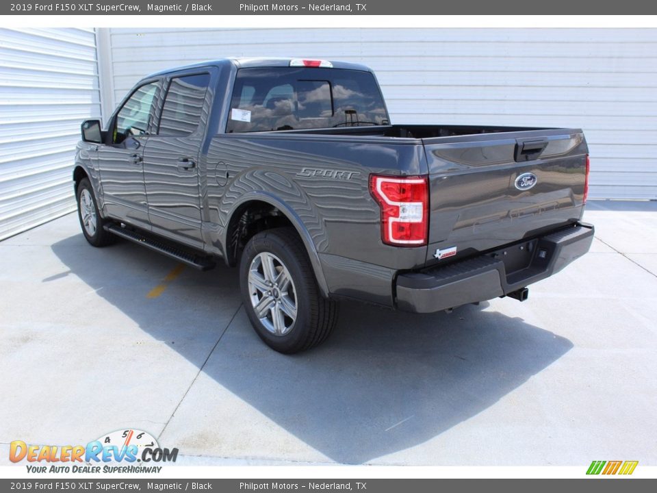 2019 Ford F150 XLT SuperCrew Magnetic / Black Photo #6