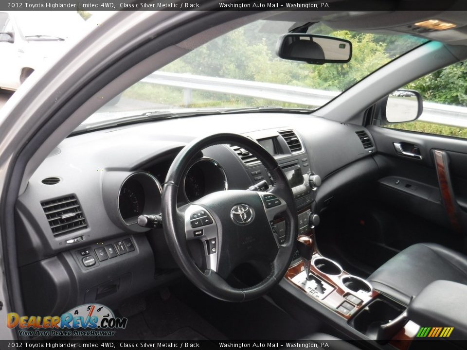 2012 Toyota Highlander Limited 4WD Classic Silver Metallic / Black Photo #12