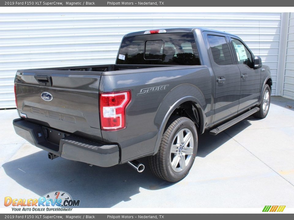 2019 Ford F150 XLT SuperCrew Magnetic / Black Photo #8
