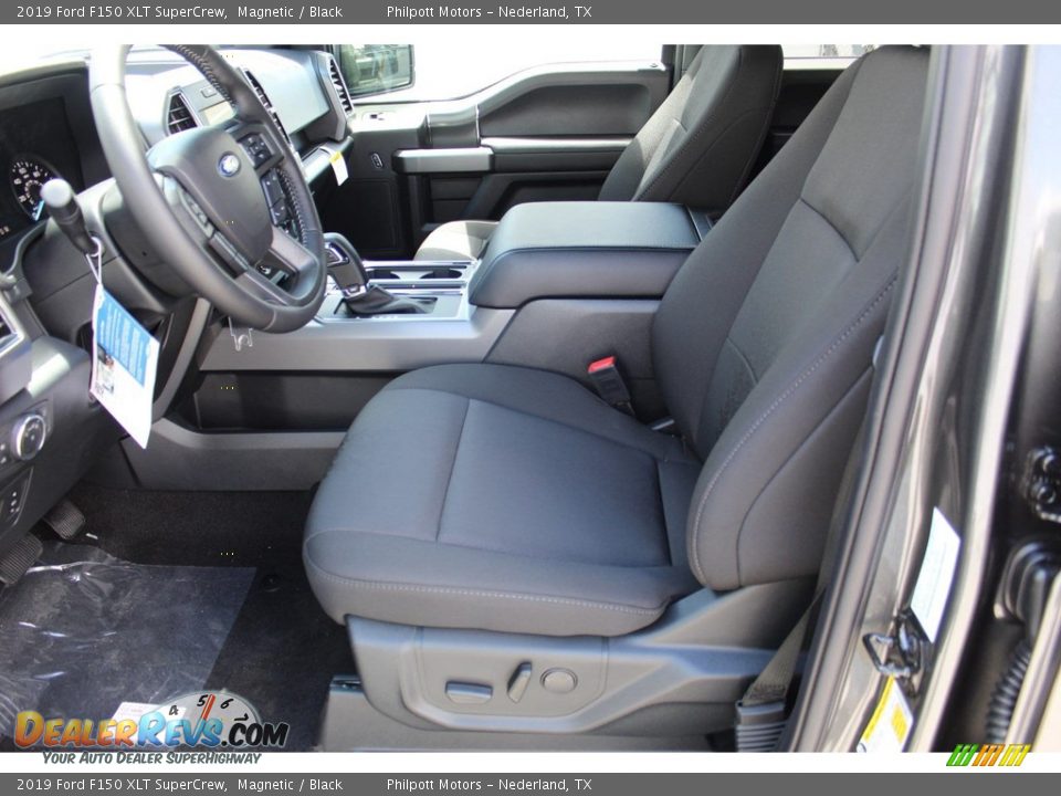 2019 Ford F150 XLT SuperCrew Magnetic / Black Photo #10