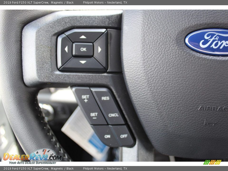 2019 Ford F150 XLT SuperCrew Magnetic / Black Photo #12