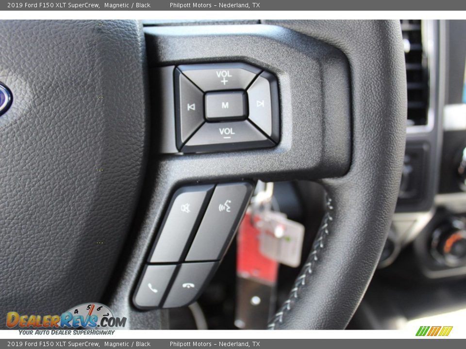 2019 Ford F150 XLT SuperCrew Magnetic / Black Photo #13