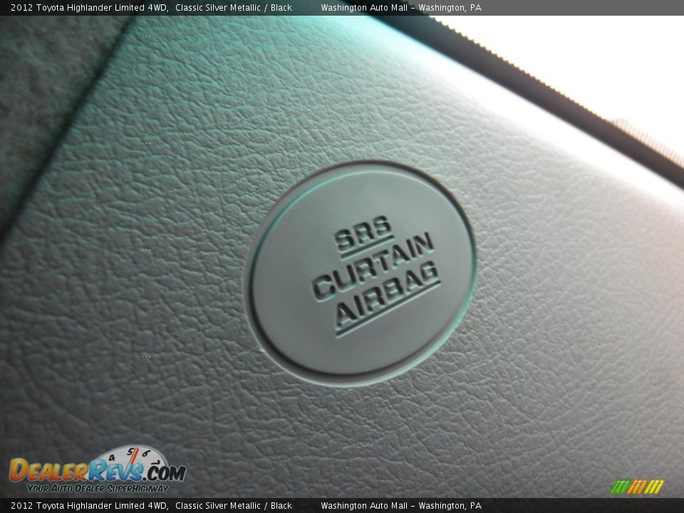 2012 Toyota Highlander Limited 4WD Classic Silver Metallic / Black Photo #21