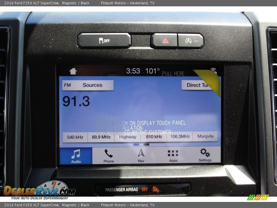 2019 Ford F150 XLT SuperCrew Magnetic / Black Photo #16