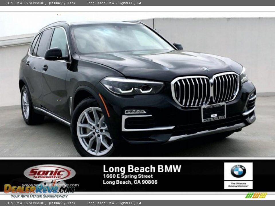 2019 BMW X5 xDrive40i Jet Black / Black Photo #1