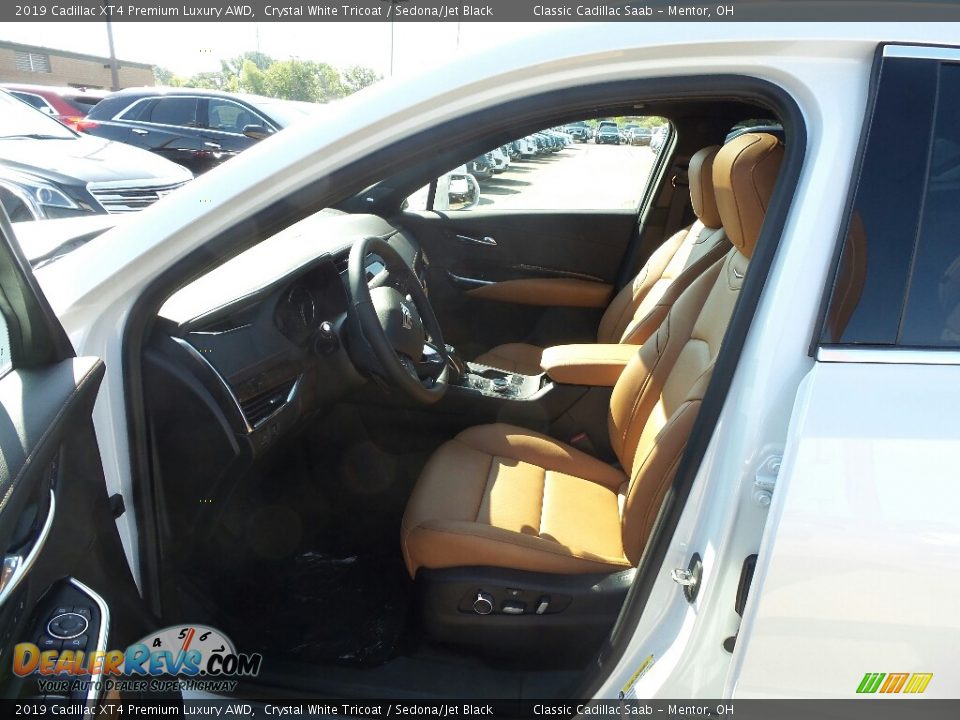 2019 Cadillac XT4 Premium Luxury AWD Crystal White Tricoat / Sedona/Jet Black Photo #3