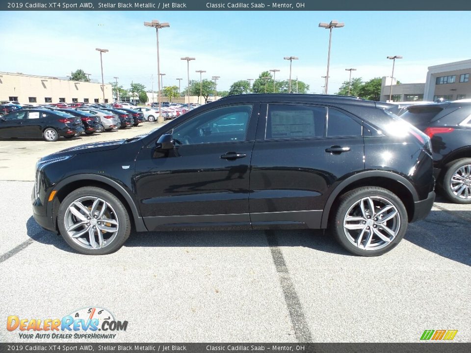 2019 Cadillac XT4 Sport AWD Stellar Black Metallic / Jet Black Photo #2