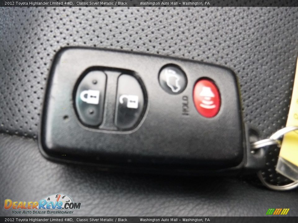 2012 Toyota Highlander Limited 4WD Classic Silver Metallic / Black Photo #26
