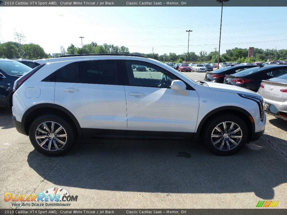 2019 Cadillac XT4 Sport AWD Crystal White Tricoat / Jet Black Photo #2