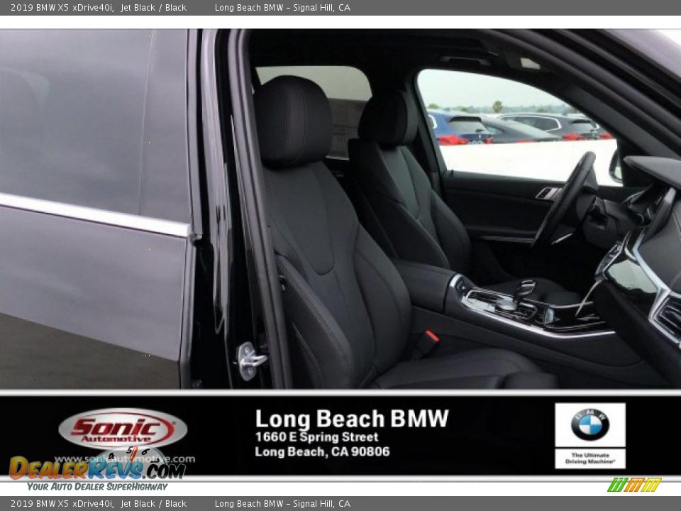 2019 BMW X5 xDrive40i Jet Black / Black Photo #7