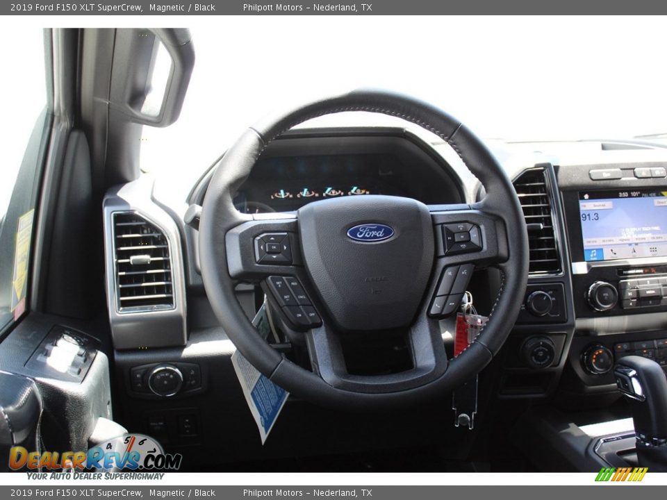 2019 Ford F150 XLT SuperCrew Magnetic / Black Photo #22