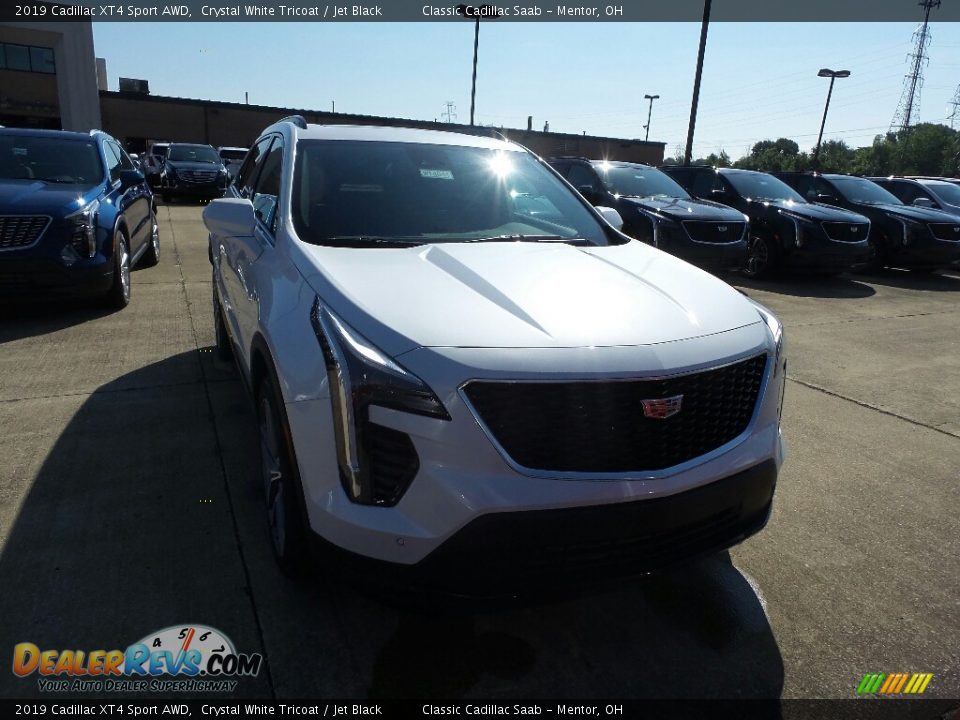 2019 Cadillac XT4 Sport AWD Crystal White Tricoat / Jet Black Photo #1