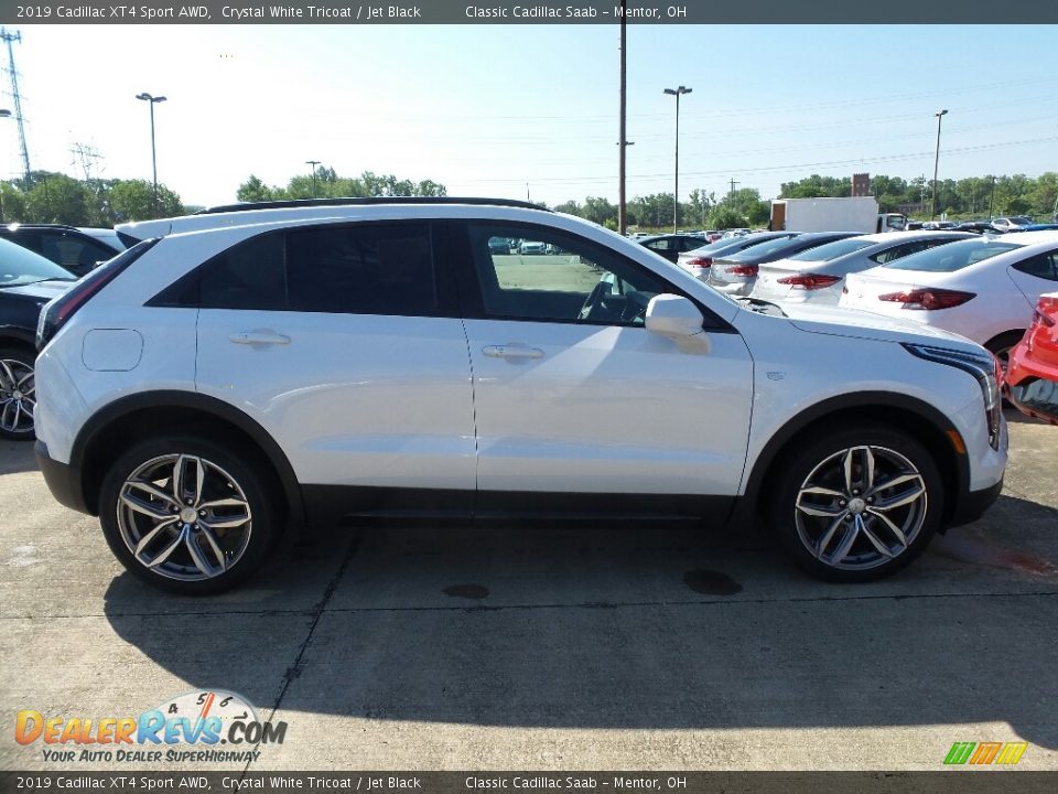 2019 Cadillac XT4 Sport AWD Crystal White Tricoat / Jet Black Photo #2