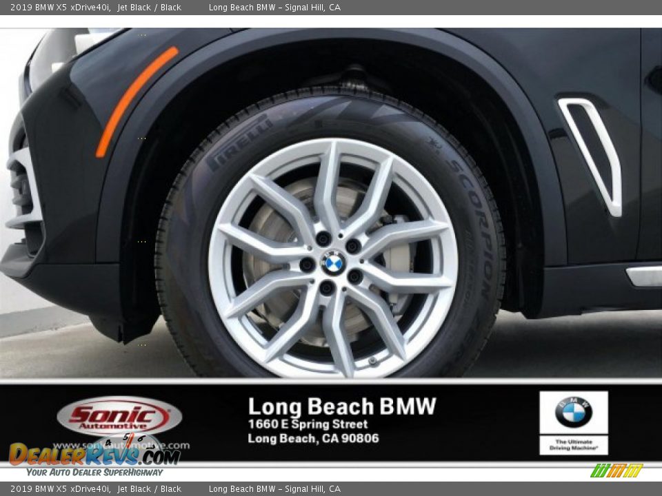 2019 BMW X5 xDrive40i Jet Black / Black Photo #9