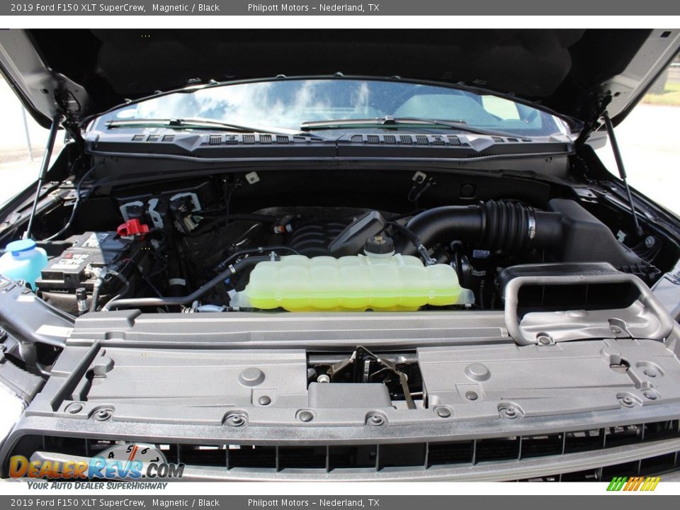 2019 Ford F150 XLT SuperCrew Magnetic / Black Photo #24