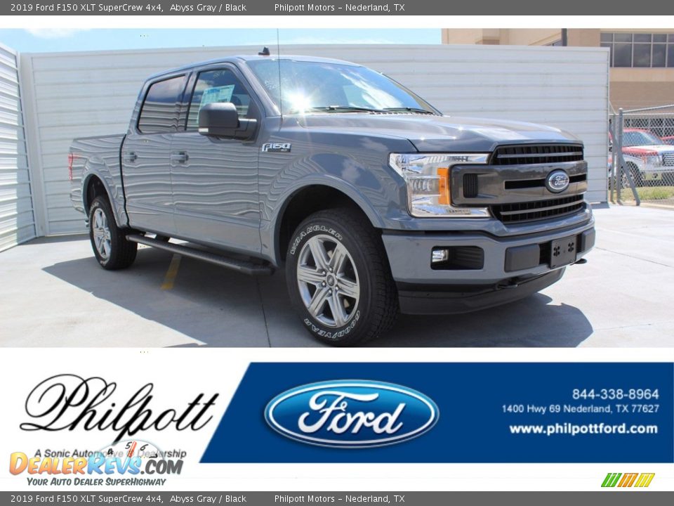 2019 Ford F150 XLT SuperCrew 4x4 Abyss Gray / Black Photo #1