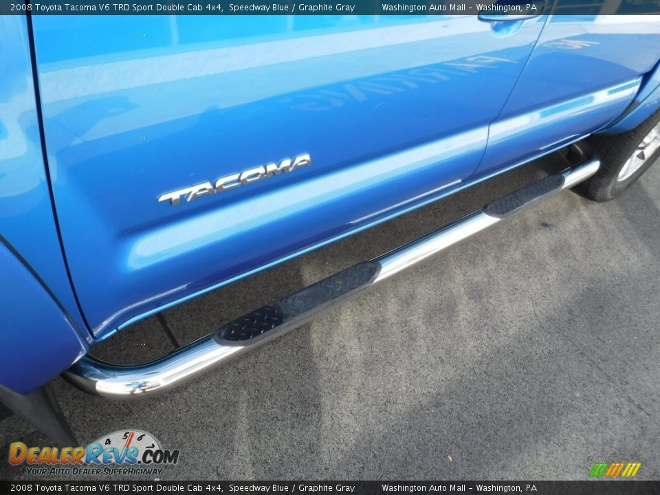 2008 Toyota Tacoma V6 TRD Sport Double Cab 4x4 Speedway Blue / Graphite Gray Photo #6