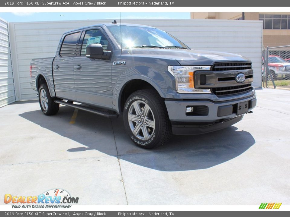 2019 Ford F150 XLT SuperCrew 4x4 Abyss Gray / Black Photo #2