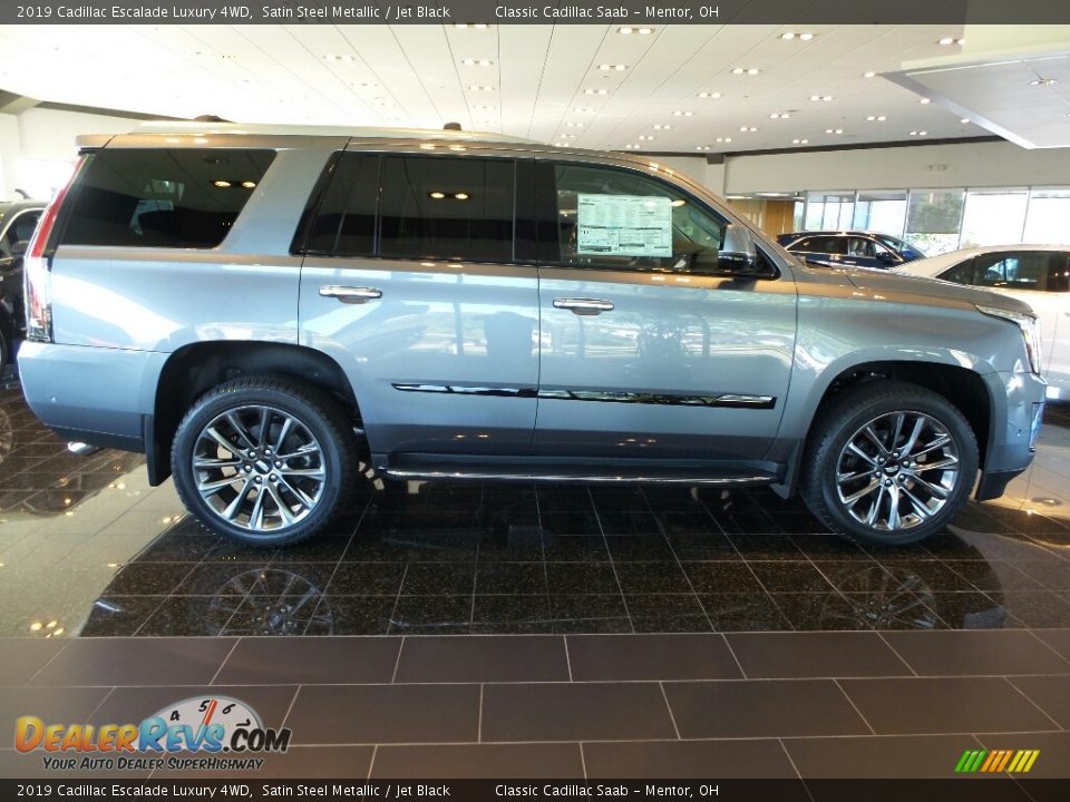 2019 Cadillac Escalade Luxury 4WD Satin Steel Metallic / Jet Black Photo #2