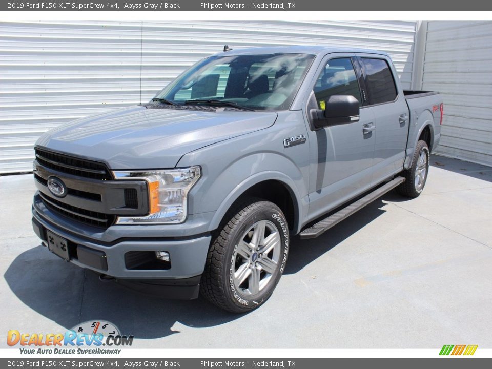 2019 Ford F150 XLT SuperCrew 4x4 Abyss Gray / Black Photo #4