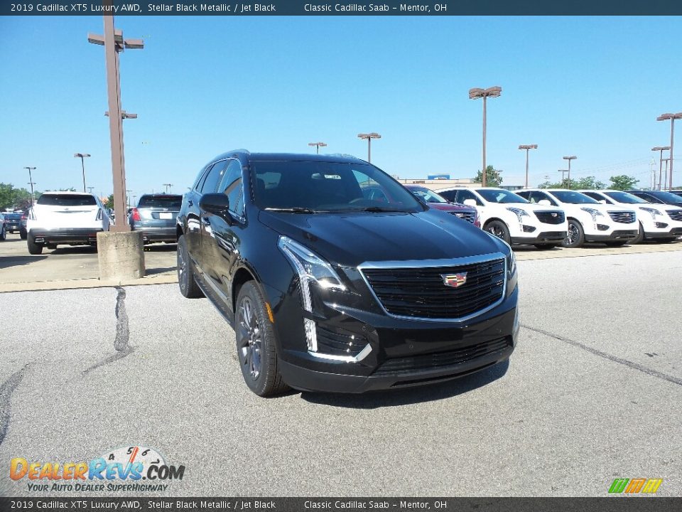 2019 Cadillac XT5 Luxury AWD Stellar Black Metallic / Jet Black Photo #1