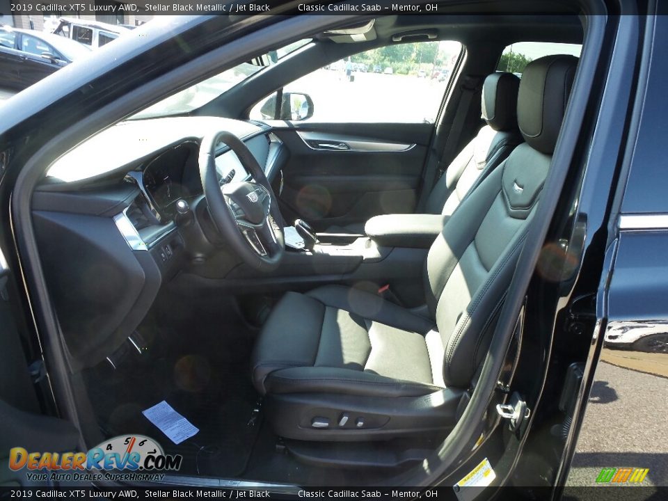2019 Cadillac XT5 Luxury AWD Stellar Black Metallic / Jet Black Photo #3