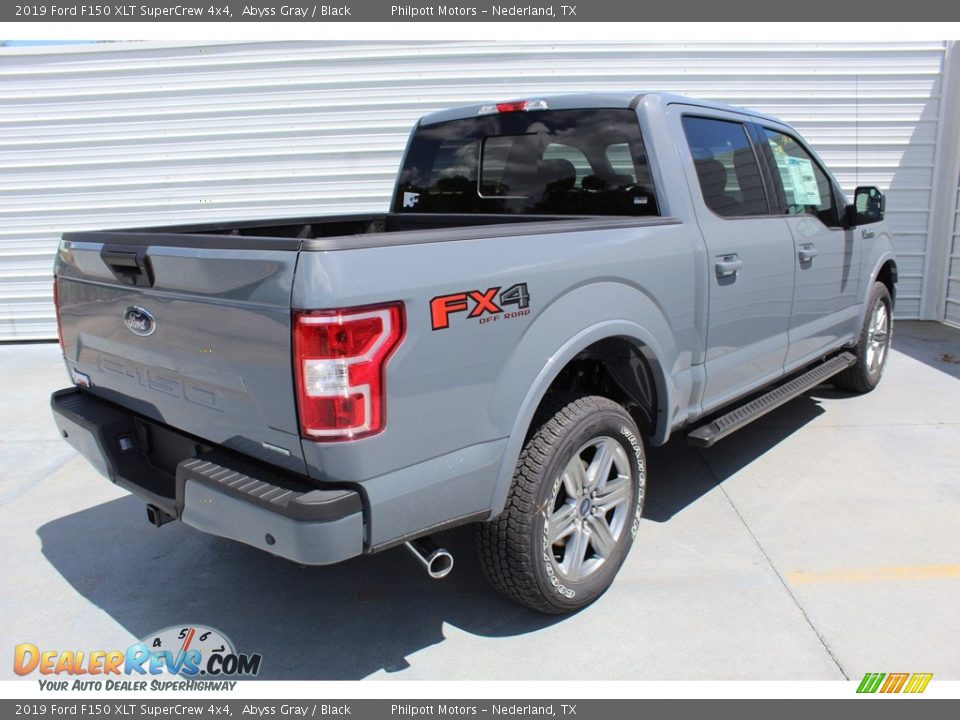 2019 Ford F150 XLT SuperCrew 4x4 Abyss Gray / Black Photo #8