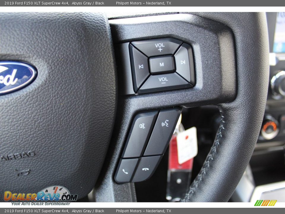 2019 Ford F150 XLT SuperCrew 4x4 Abyss Gray / Black Photo #12