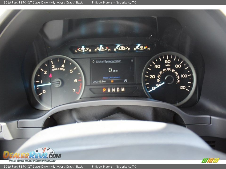2019 Ford F150 XLT SuperCrew 4x4 Abyss Gray / Black Photo #13