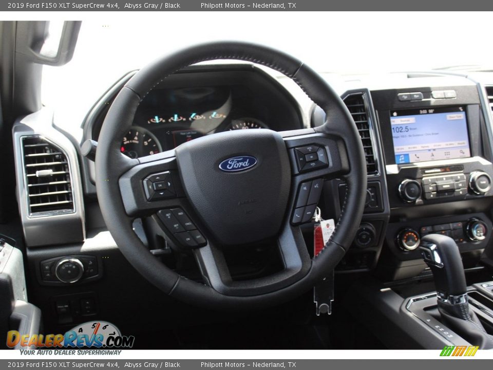 2019 Ford F150 XLT SuperCrew 4x4 Abyss Gray / Black Photo #21