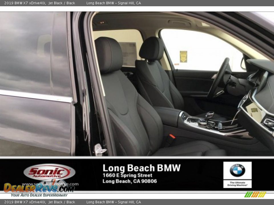 2019 BMW X7 xDrive40i Jet Black / Black Photo #2