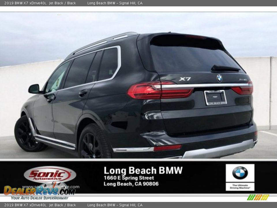 2019 BMW X7 xDrive40i Jet Black / Black Photo #3