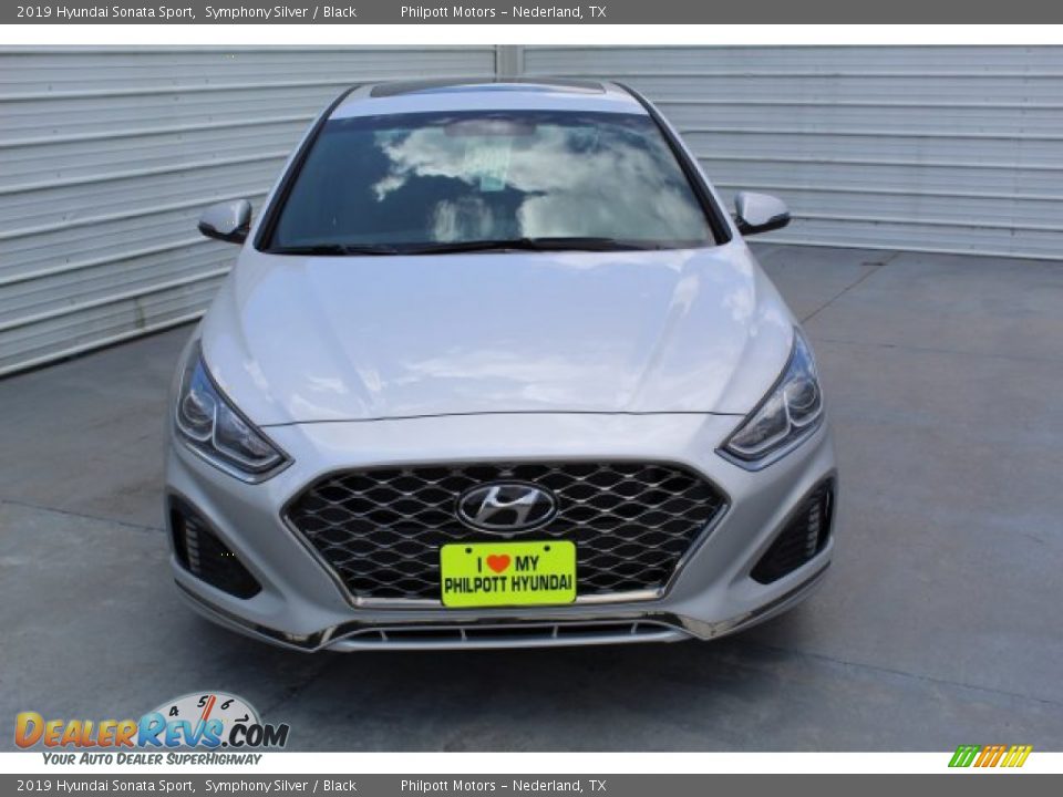 2019 Hyundai Sonata Sport Symphony Silver / Black Photo #3